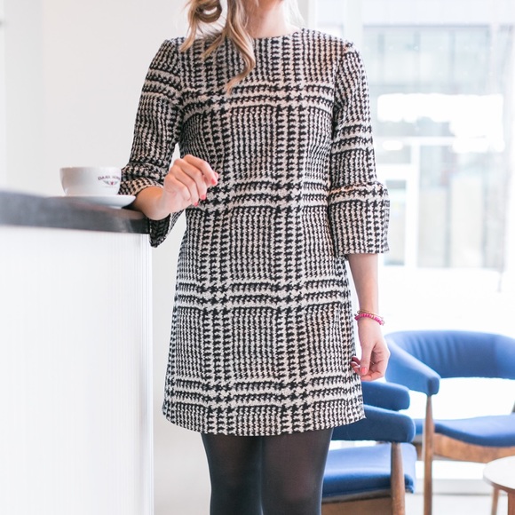 ZARA Houndstooth mini dress - Picture 5 of 5